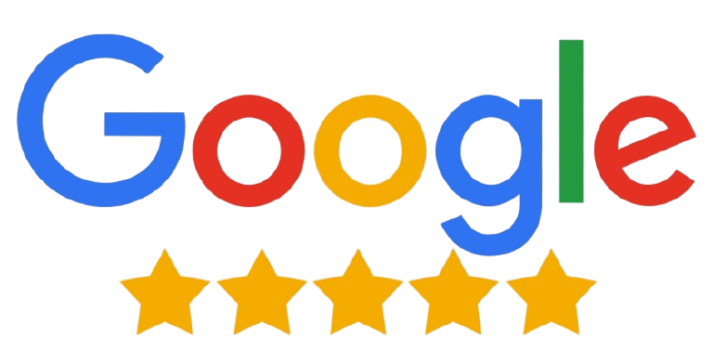 Logo Google Recensioni con 5 stelle dorate. Ottieni feedback e aumenta la fiducia online. Migliora la tua reputazione e visibilità su Google.