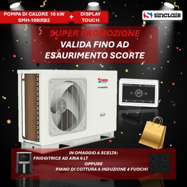 POMPA DI CALORE MONOBLOCCO SINCLAIR 10 kW R32