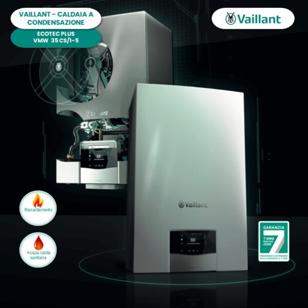 Caldaia a condensazione Vaillant ecoTEC plus VMW 35CS/1-5 (N-IT) 35 Kw