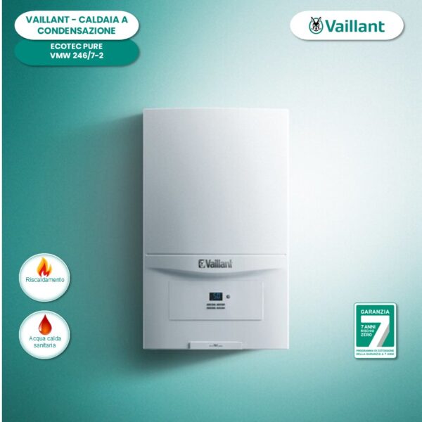 Caldaia a condensazione Vaillant ecoTEC pure VMW 246/7-2 (H-IT) 24 Kw
